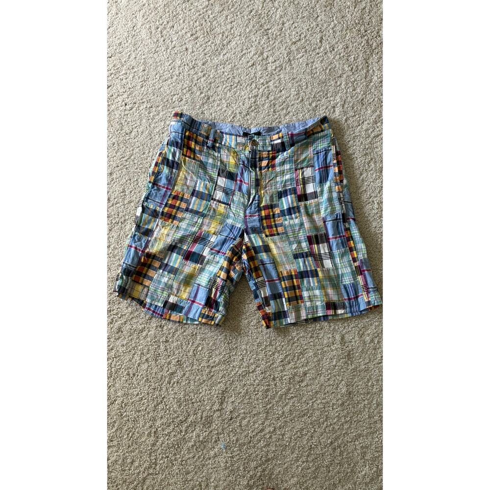 J Crew Madras Shorts Size 35